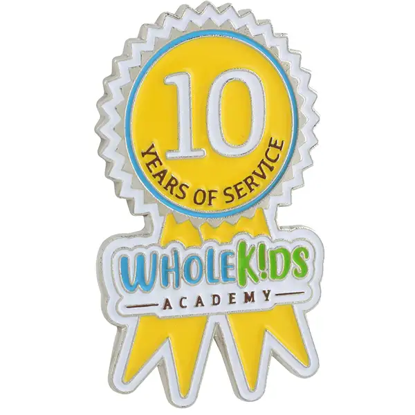 Example of a recognition pin - 10 years award