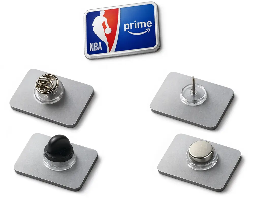 Rush Order Pin attachment options